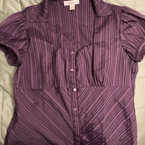 Women’s Purple Square Necked Blouse